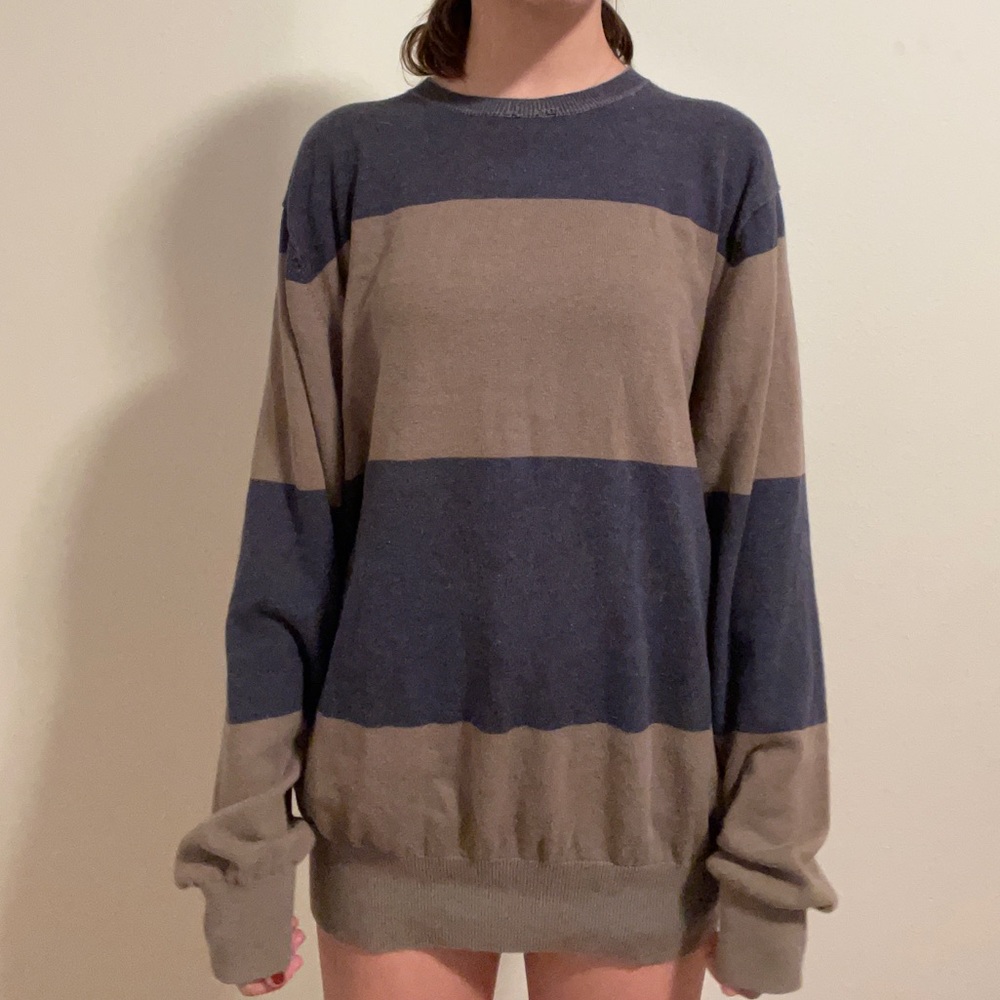 rvca multi color crewneck